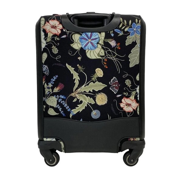 GUCCI Kris Knight Flora Black Red Multi Nylon Leather - Suitcase 1108-072125 - Picture 2 of 14
